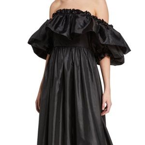 Love shack fancy, maxi, size 4, black, worn once and dry cleaned.